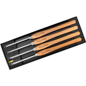 Grizzly PRO T34365 - Turning Tool Set with Carbide Insert, 4-Pc