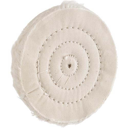 Image for Steelex D2511 - 5" x 40 Ply x 1/4" Soft Muslin Buffing Wheel, 5,000 RPM