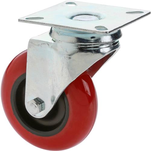 Image for Steelex D2607 - 3" Red Polyurethane Swivel Caster