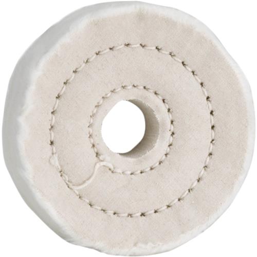 Image for Woodstock D3186 - 3" x 40 Ply x 5/8" Soft Muslin Buffing Wheel, 5,000 RPM