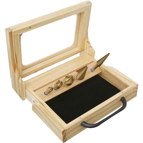 Image for Steelex D3730 - 5-Pc. Step Drill / Countersink Set