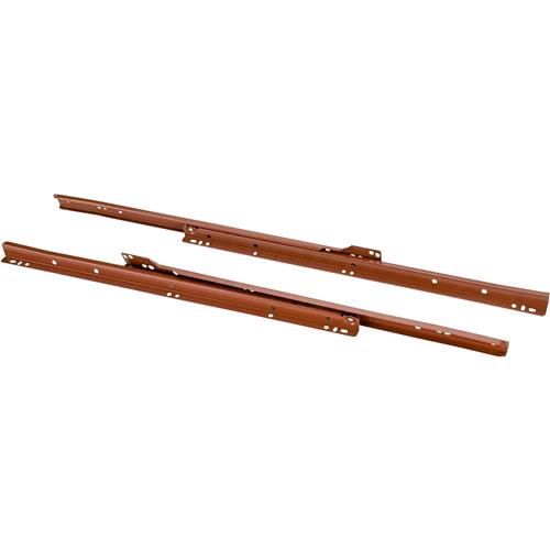 Image for Steelex D4304 - 12" European Style Self-Closing Drawer Slide, Brown pack of two