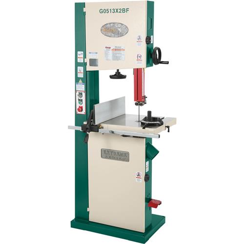 Image for Grizzly G0513X2BF - 17" 2 HP Extreme Series Bandsaw w/ Cast-Iron Trunnion & Foot Brake