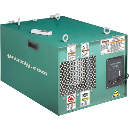 Image for Grizzly G0572 - 3-Speed Hanging Air Filter w/ Auto Timer & Remote