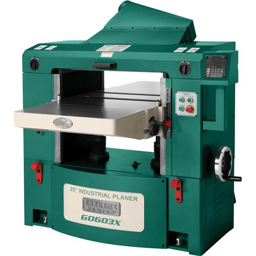Image for Grizzly G0603X - 25" 15 HP 3-Phase Extreme-Series Planer w/ Helical Cutterhead