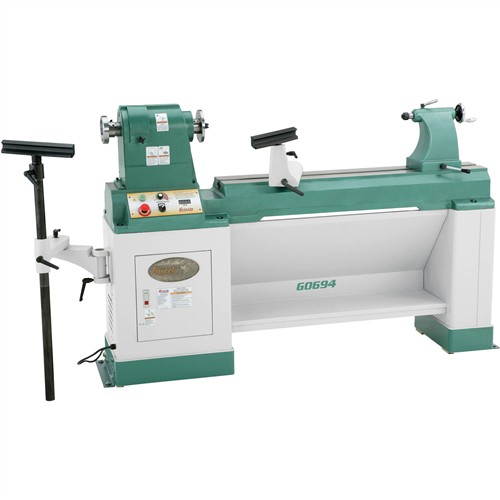 Image for Grizzly G0694 - 20" x 43" Heavy-Duty Variable-Speed Wood Lathe