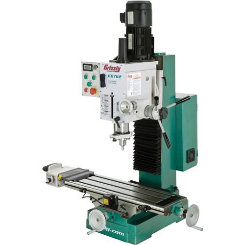 Image for Grizzly G0762 - Heavy-Duty Benchtop Mill/Drill with Variable-Speed and Power Feed