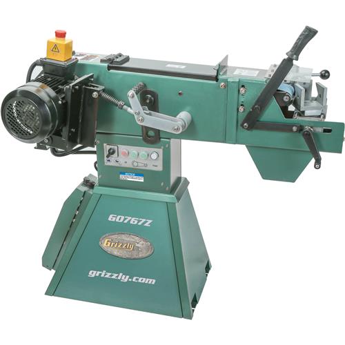Image for Grizzly G0767Z - 4" x 79" 3-Phase Abrasive Tube Notcher