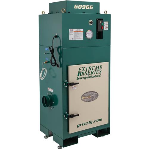 Image for Grizzly G0966 - 1-1/2 HP Metal Dust Collector with Spark Deflector