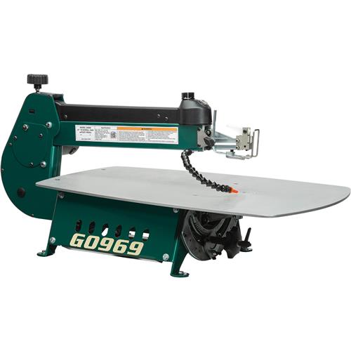 Image for Grizzly G0969 - 21" Variable-Speed Scroll Saw with Foot Pedal