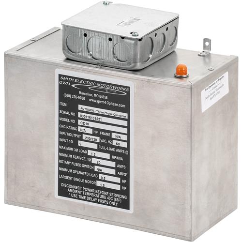 Image for Grizzly G5840 - Static Phase Converter - 1/2 to 1-1/2 HP