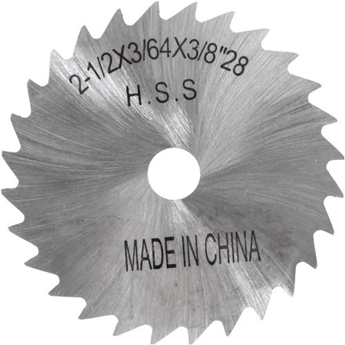 Image for Grizzly G9468 - HSS Slitting Saws - 2-1/2" x 3/64" x 3/8" 28T