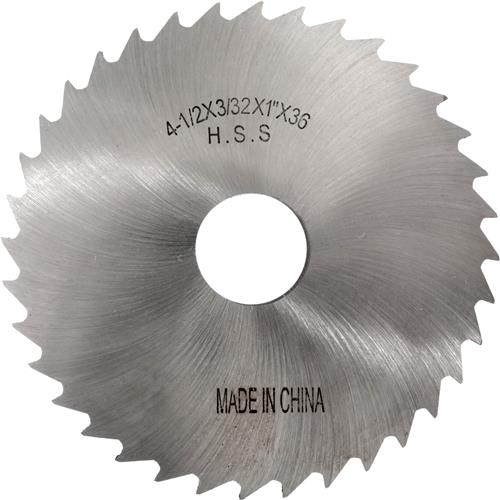 Image for Grizzly G9494 - HSS Slitting Saws - 4-1/2" x 3/32" x 1" 36T