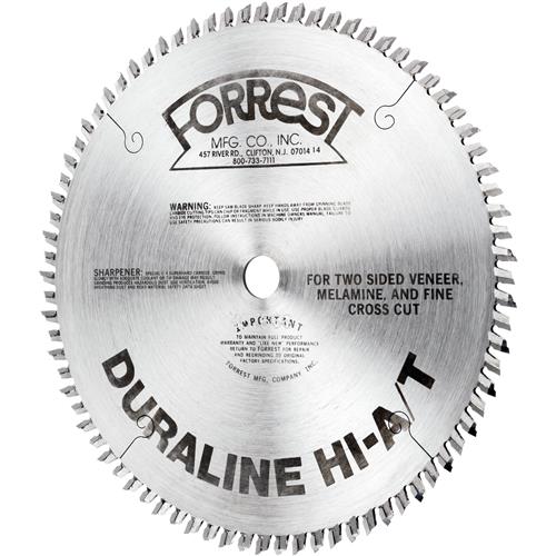 Image for Forrest H4728 - 8" x 5/8" 80t HI-At .100 Duraline Melamine & Veneer Blade