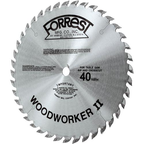 Image for Forrest H4729 - 10" x 5/8" 40t ATB Ripping Blade