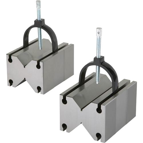 Image for Grizzly H5616 - All Angle V-Blocks with Clamp- Large