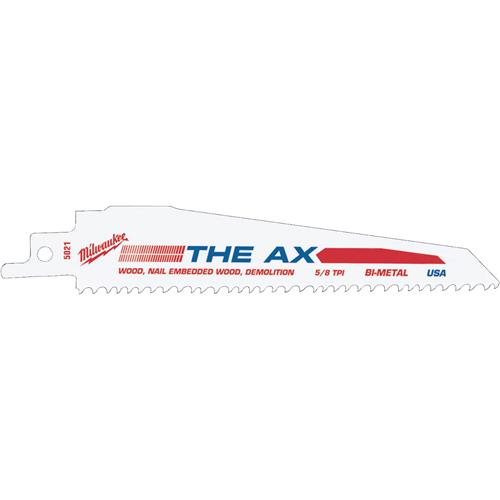 Image for Milwaukee H7038 - 12" Sawzall AX Reciprocating Saw Blade, 5 TPI, 5 pk.