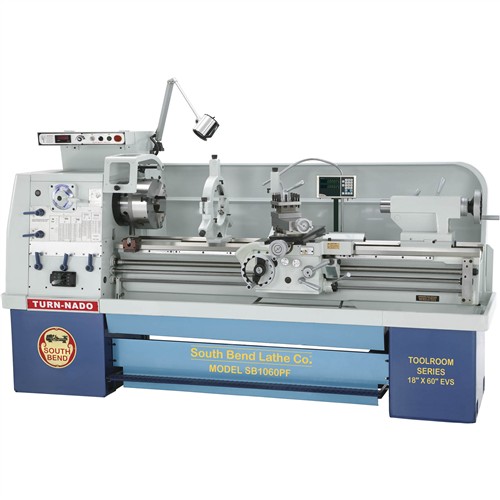 Image for South Bend SB1060PF - 18" x 60" Turn-Nado EVS Lathe with DRO