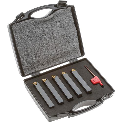 Image for Grizzly T10437 - 1/2" TCMT Carbide Insert Turning Set, 5 pc.