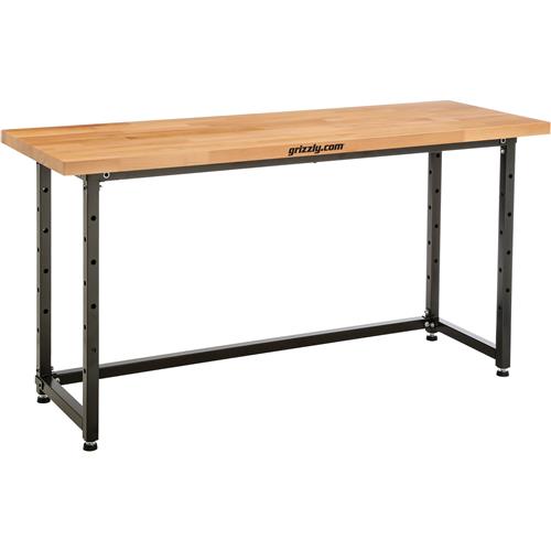 Image for Grizzly T1249 - 72" x 25" Heavy-Duty Workbench - Beech