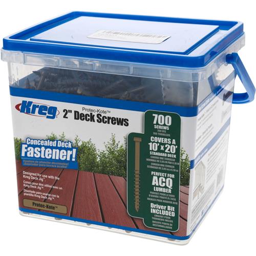 Image for Kreg T23003 - #8 x 2" Protec-Kote Deck Screws, 700 pc.