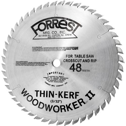 Image for Forrest T23526 - Woodworker II 10" x 5/8" 48t Circular Saw Blade
