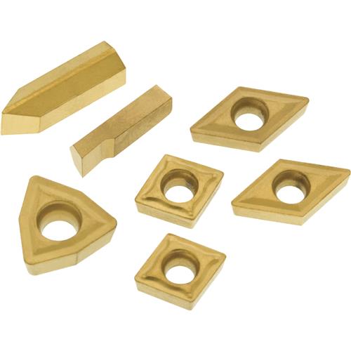 Image for Grizzly T23904 - P10 TiN Insert Set (7) for T10294 - Machined Steel