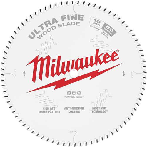 Image for Milwaukee T31069 - 10" 80T Ultra Fine Finish Circular Saw Blade