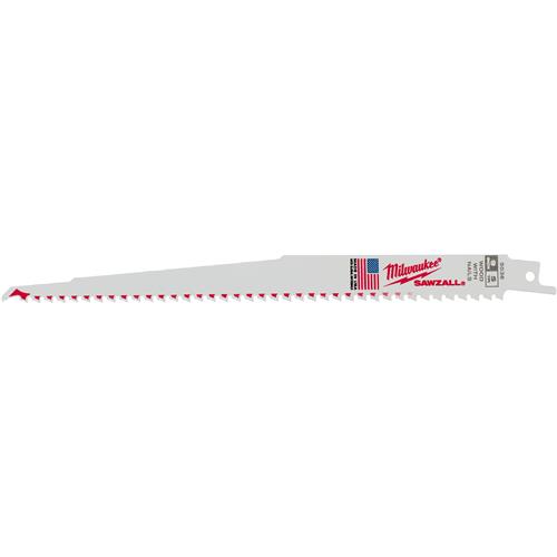 Image for Milwaukee T31164 - SAWZALL 9" 5TPI Nail Embedded Wood Blade Thin Kerf- 5Pk