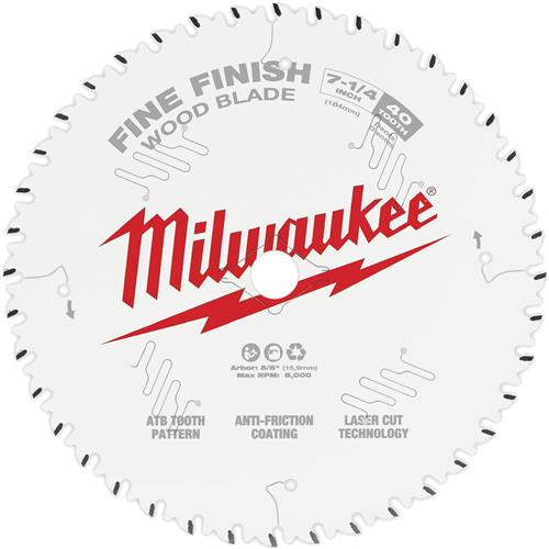 Image for Milwaukee T31235 - 7-1/4" 40T Fine Finish Circular Saw Blade