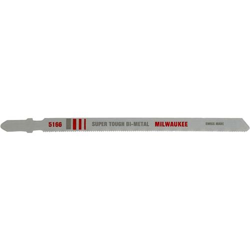 Image for Milwaukee T31330 - 5-1/4" 24 TPI T-Shank Bi-Metal Cutting Jigsaw Blade, 5 pk