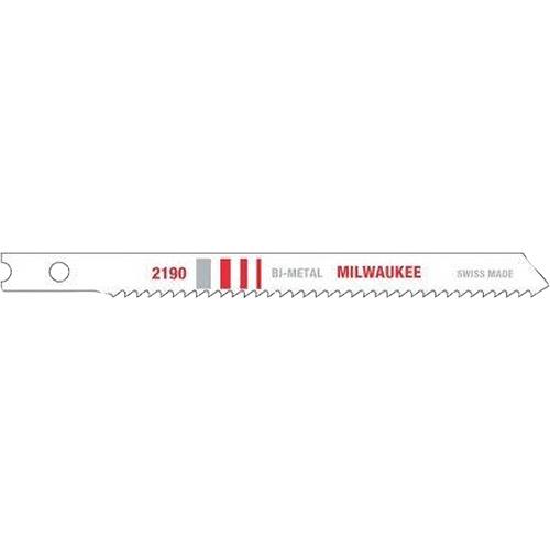 Image for Milwaukee T31364 - 4-1/8" 10 TPI U-Shank Bi-Metal Jigsaw Blade, 5 pk.
