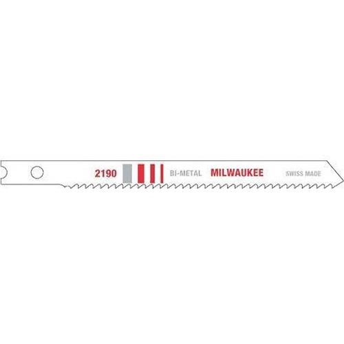 Image for Milwaukee T31383 - 2-3/4" 18 TPI U-Shank Bi-Metal Cutting Jigsaw Blade, 5 pk.