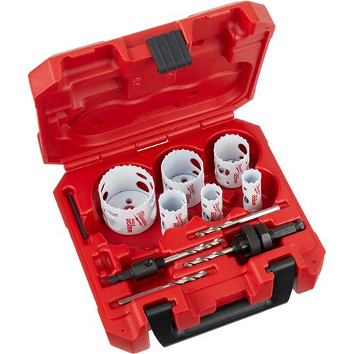 Image for Milwaukee T32182 - 10 Pc. Plumbers Hole Saw Kit
