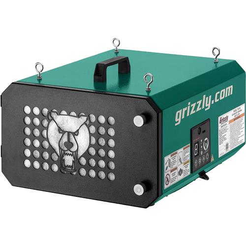Image for Grizzly T33150 - 3-Speed HEPA  Hanging Air Filter