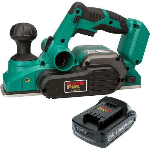 Image for Grizzly PRO T33307X - 20V Brushless Handheld Planer with Li-Ion Battery (Charger Not Included)