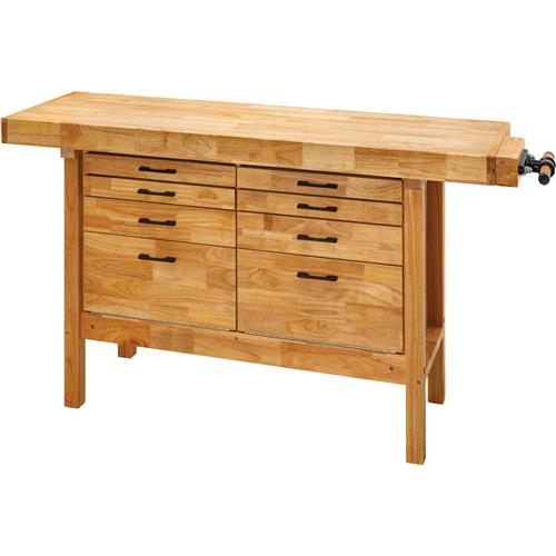 Image for Grizzly T34094 - 66" 2 Cabinet/6 Drawer Butcher Block Workbench
