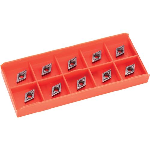 Image for HARLINGEN T34423 - DCMT Carbide Inserts for Stainless Steel & T10679/80/81/82/83/84, 10-Pk.