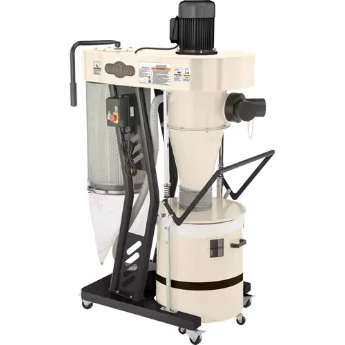 【DUSTCELL】LOCUS Shop Fox W1867 - 1-1/2 HP Portable Cyclone Dust Collector